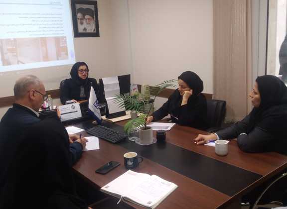 جلسه مدیریت بحران در کتابخانه مرکزی 